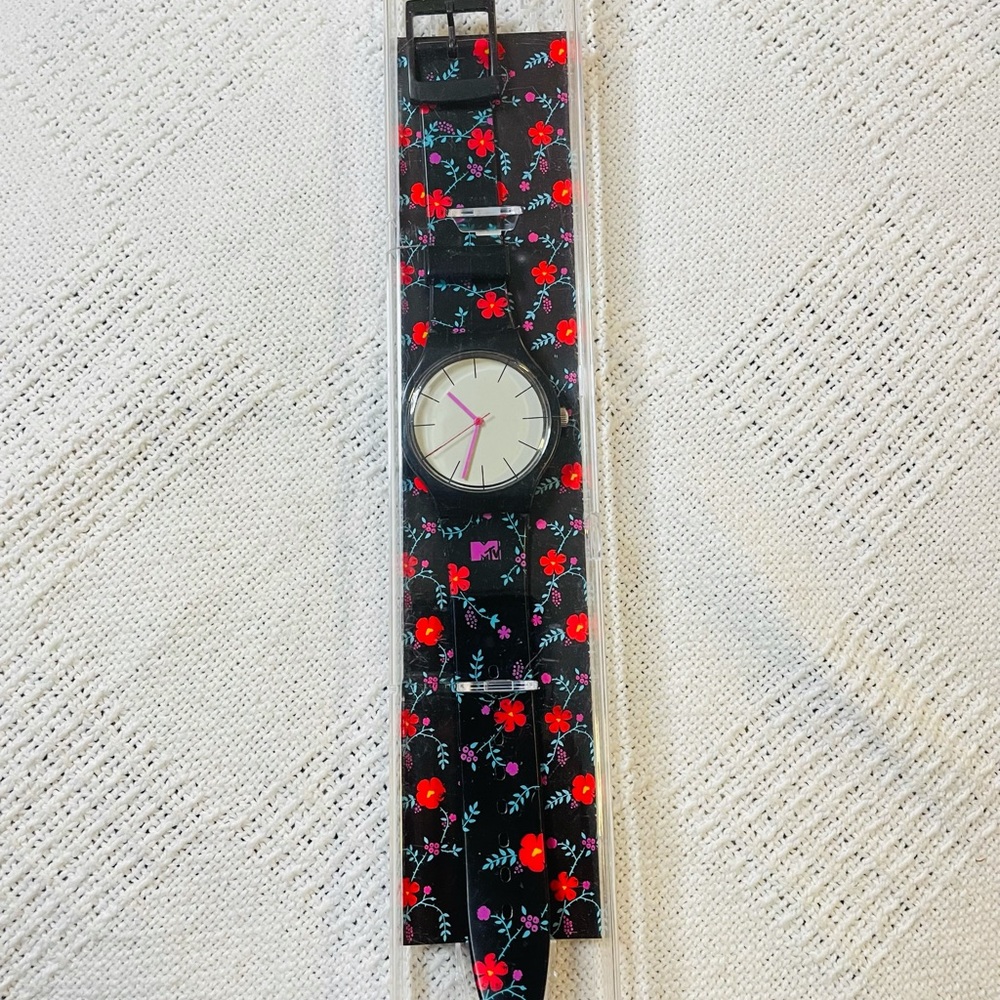 New Floral Rare MTV Wrist Watch